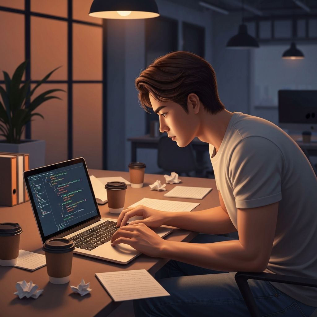 Developer building API integration