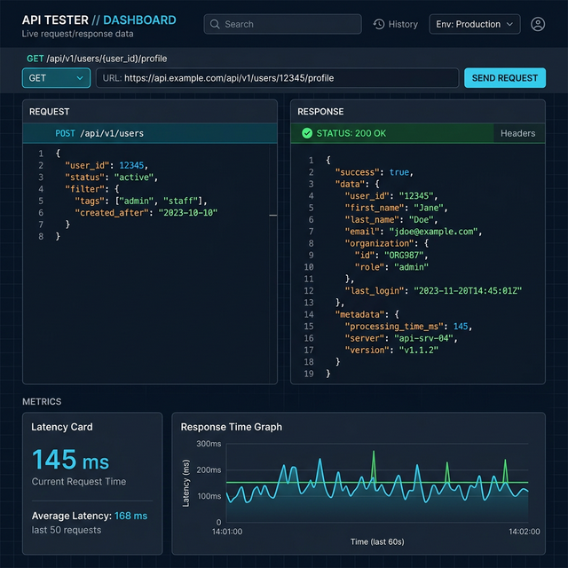 Live testing with real data